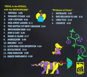 KEGS in the studio with the microphone track list